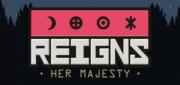 Логотип Reigns Her Majesty