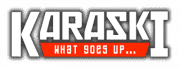 Логотип Karaski: What Goes Up