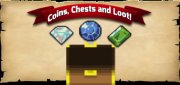 Логотип Coins, Chests and Loot